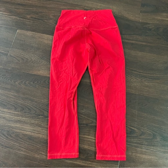 ZYIA Active Red Capri Leggings Yoga Pants - Womens size 4 - Picture 6 of 7